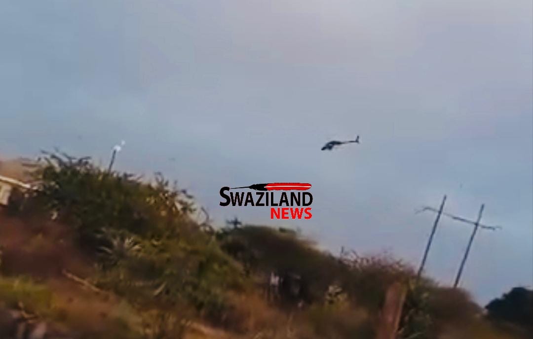 King Mswati’s security forces abducting pro-democracy activists ahead of June 29 massacre commemoration, helicopter deployed to conduct surveillance on MP Magawugawu Simelane’s home.