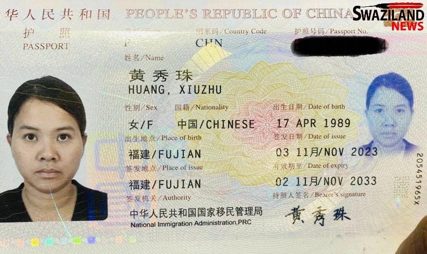 EXPOSED:Taiwan Malolotja Green Chert Mine boss Michael Lee trafficking Mainland China residents in a multibillion mineral deal, Huang Xiuzhu detained at Siteki Police Station.