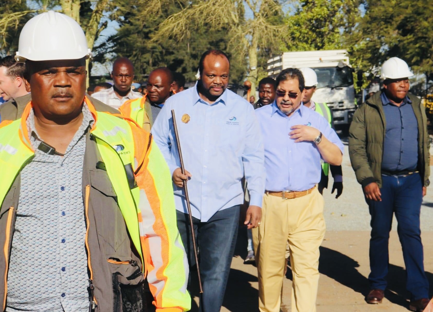 King Mswati officially opens Kareem Ashraf’s R200million Union Papers.