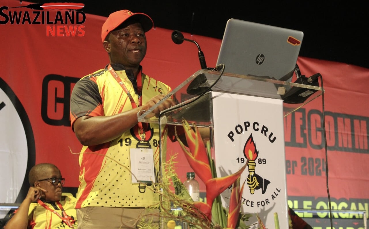 Eswatini main and largest political party PUDEMO Secretary General addresses Executive Committee Meeting for South African Police and Prisons Union, applauds quick response to save poisoned President Mlungisi Makhanya’s life.