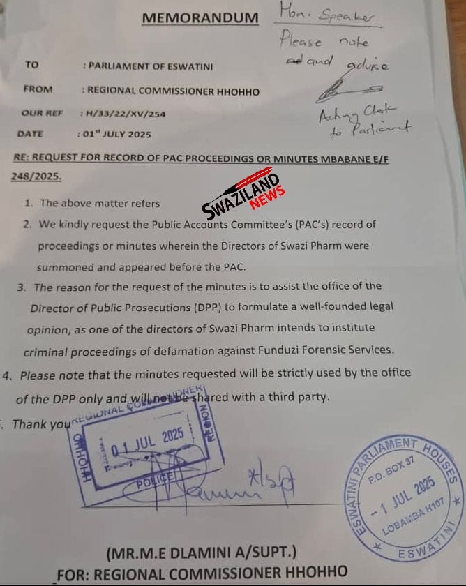 REVEALED:SwaziPharm Director Kareem Ashraff allegedly bribes National Commissioner and senior officers with over R2million, now using police as own ‘private investigation agency’ to fight Funduzi for exposing multibillion drugs shortage corruption.