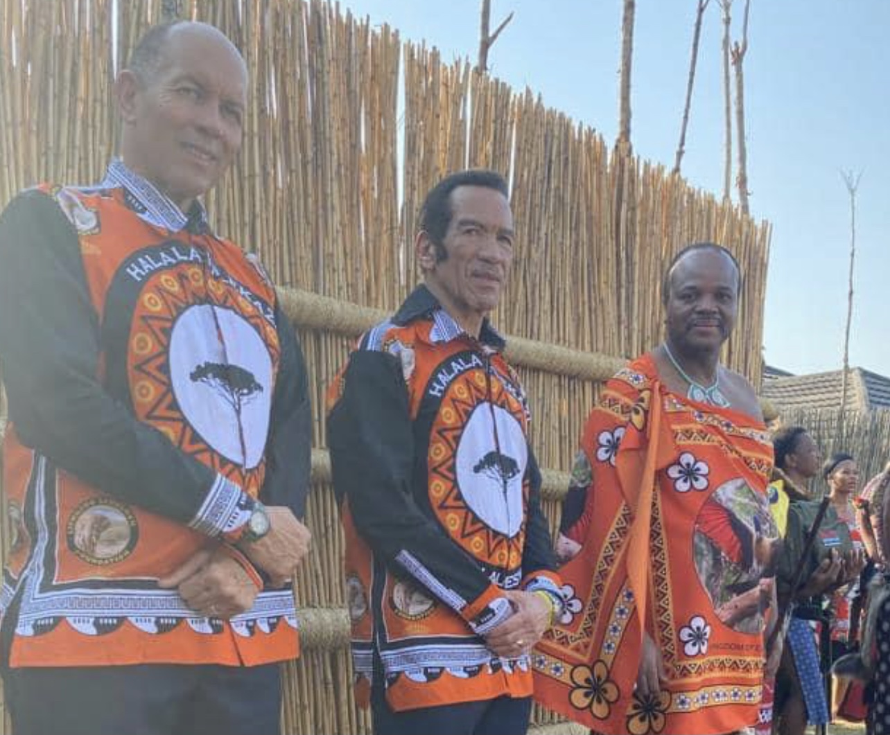 Wanted former Botswana President Ian Khama attends Umhlanga Reed Dance  as King Mswati’s guest, gets State security.