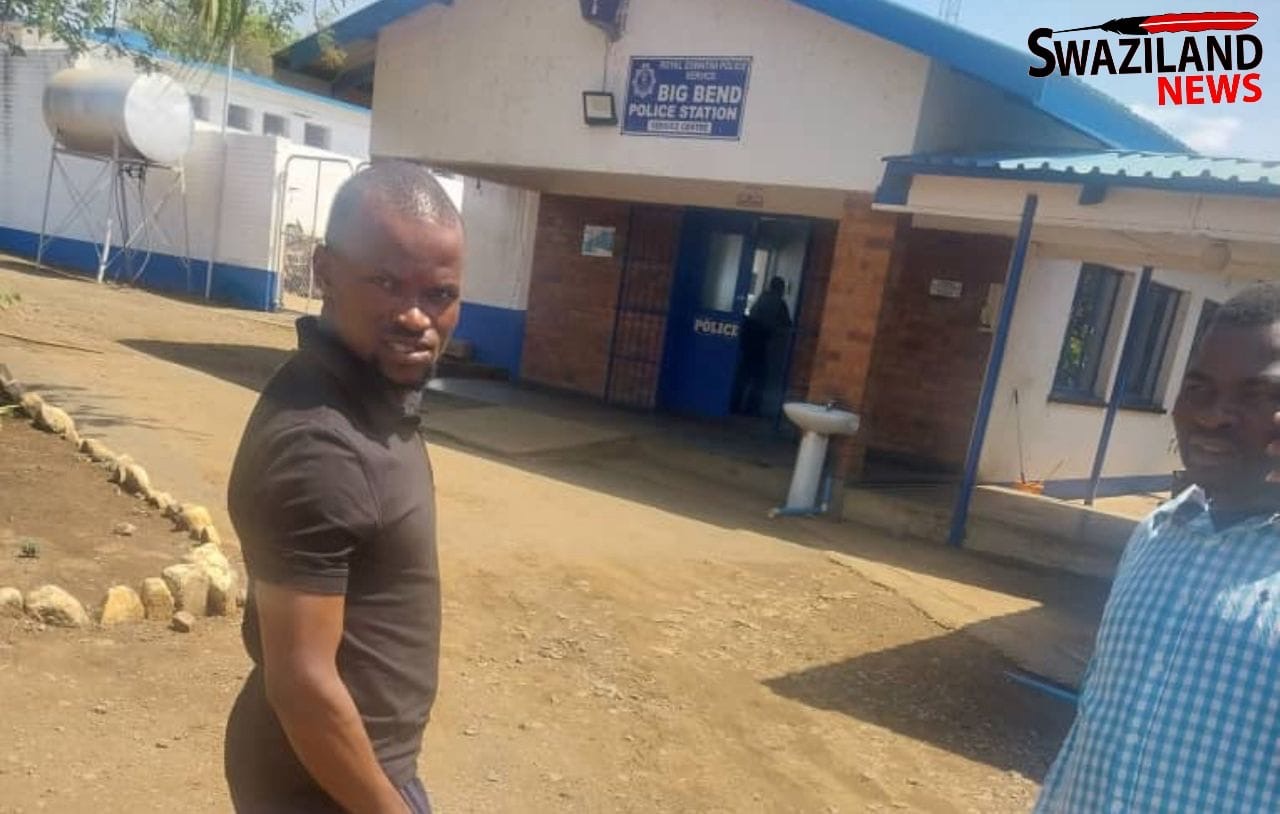 TENSION ESCALATES AHEAD OF STRIKE ACTION:Crooks Plantations trade union leader Kwazi Sihlongonyane who survived attempted murder by Management contracted Rangers runs to Big Bend Police Station.
