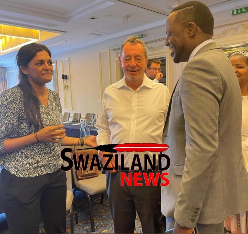 SWALIMO President Mduduzi Simelane meets British MP David Blunkett on eSwatini political crisis.