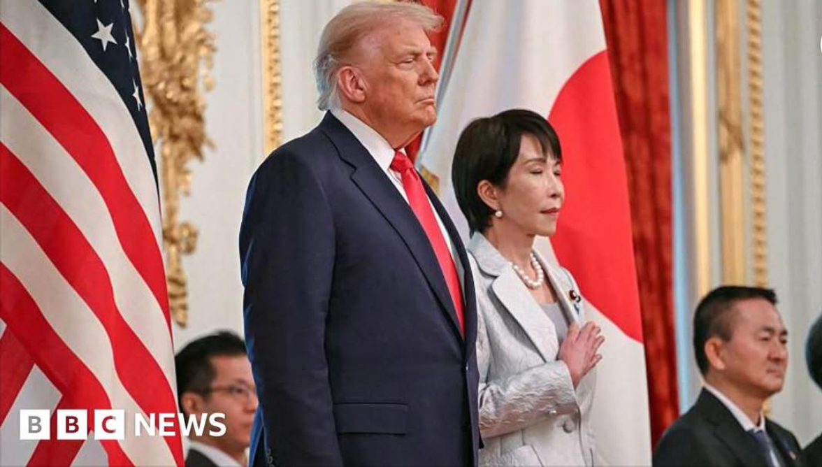 United States(US) President Donald Trump sings trade and rare earths deals with new Japan Prime Minister.