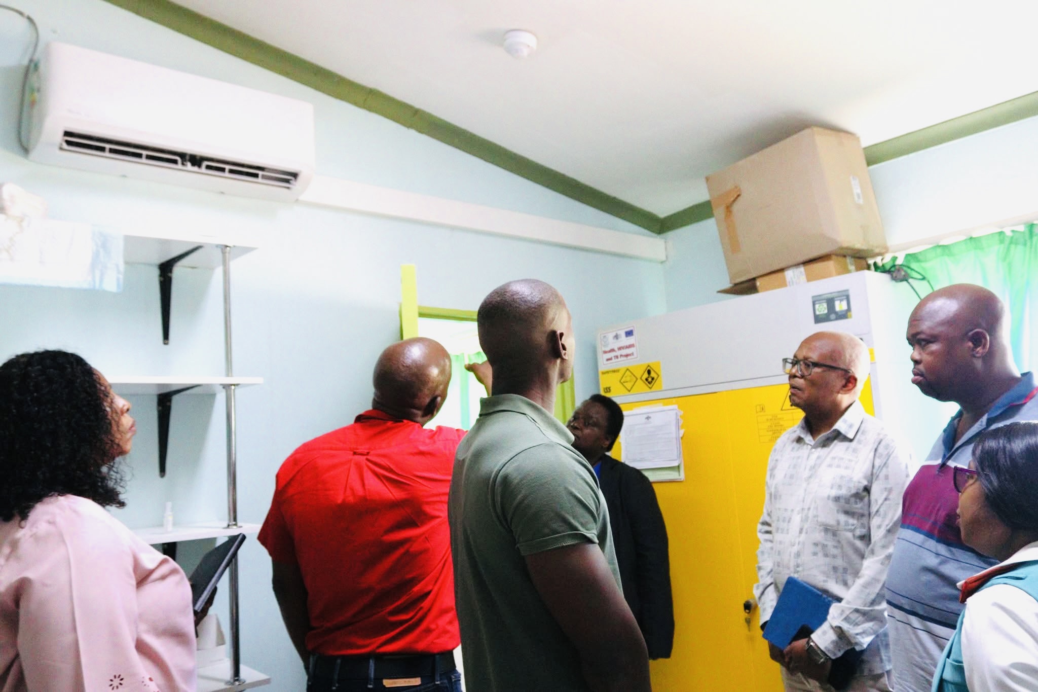 Health Principal Secretary(PS) Khanyakwezwe Mabuza tours Lavumisa Clinic after R2.5million Micro-projects upgrades funded by Government.