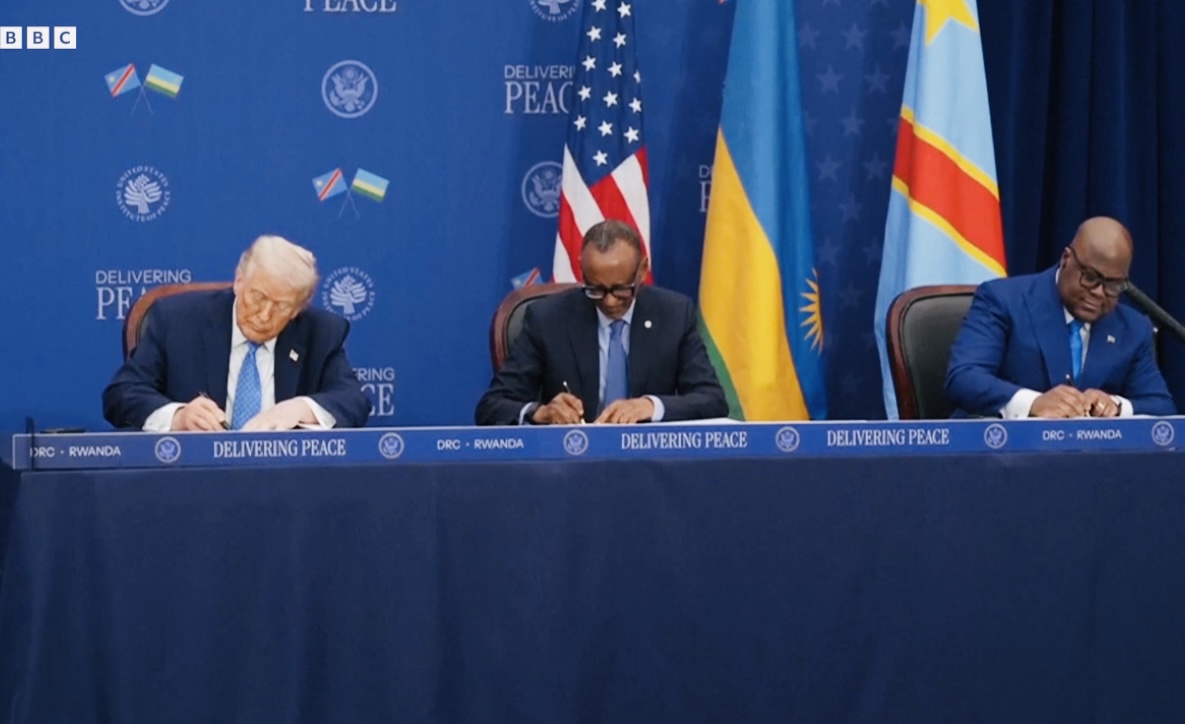 United States(US) President Donald Trump facilitates peace deal between Rwanda and the Democratic Republic of Congo(DRC), urges them to open doors for American investments in their countries.