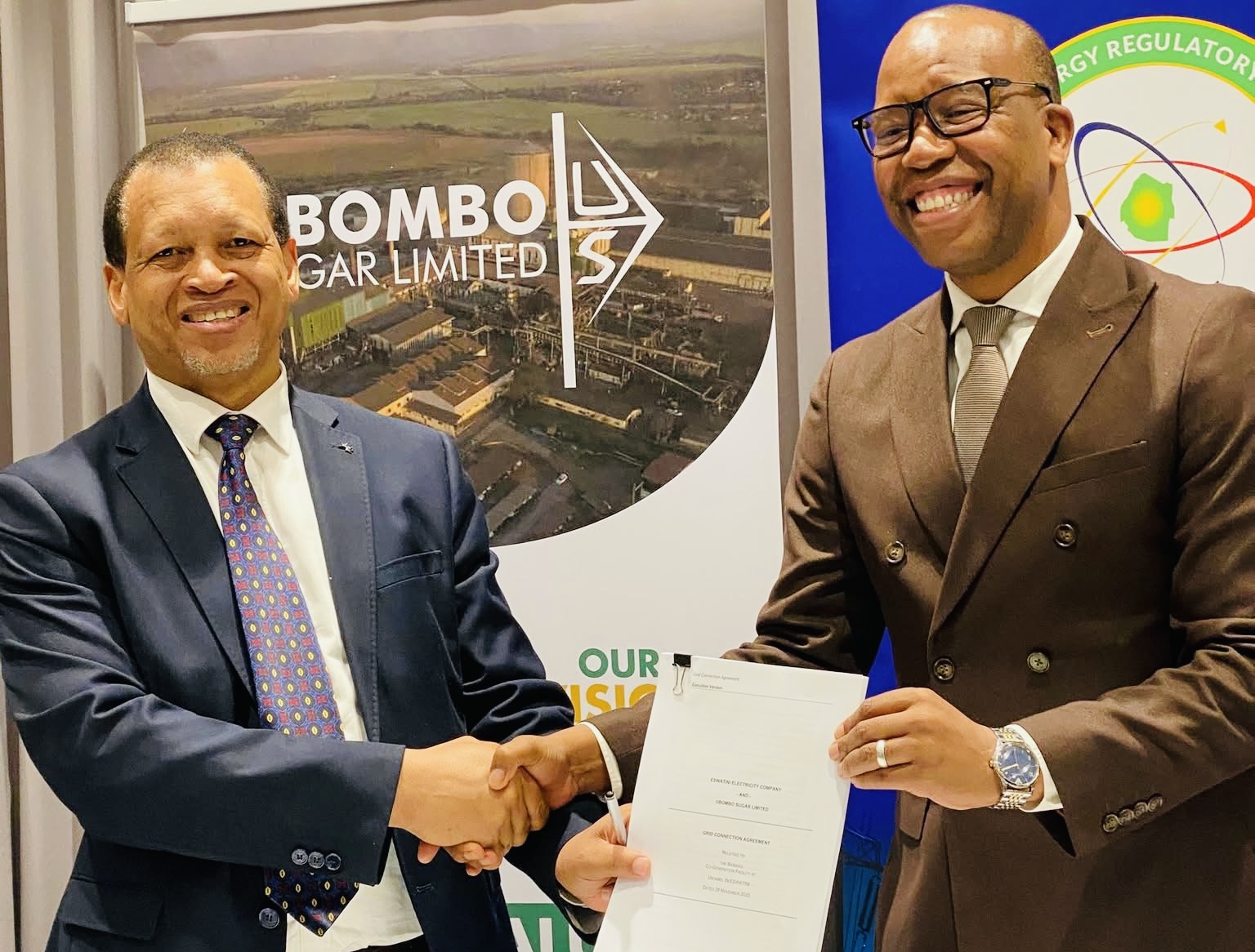 Ubombo Sugar Limited signs power supply agreement with Eswatini Electricity Company(EEC), Natural Resources Minister Prince Lonkhokhela says partnership to strengthen Eswatini energy sovereignty.