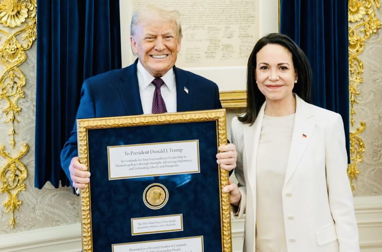 OPINION: Venezuelan opposition leader María Corina Machado Parisca standing next to the river praising a political ‘crocodile’ for grabbing President Nicolas Maduro, no permanent friends for the United States but “it’s about American interests”.