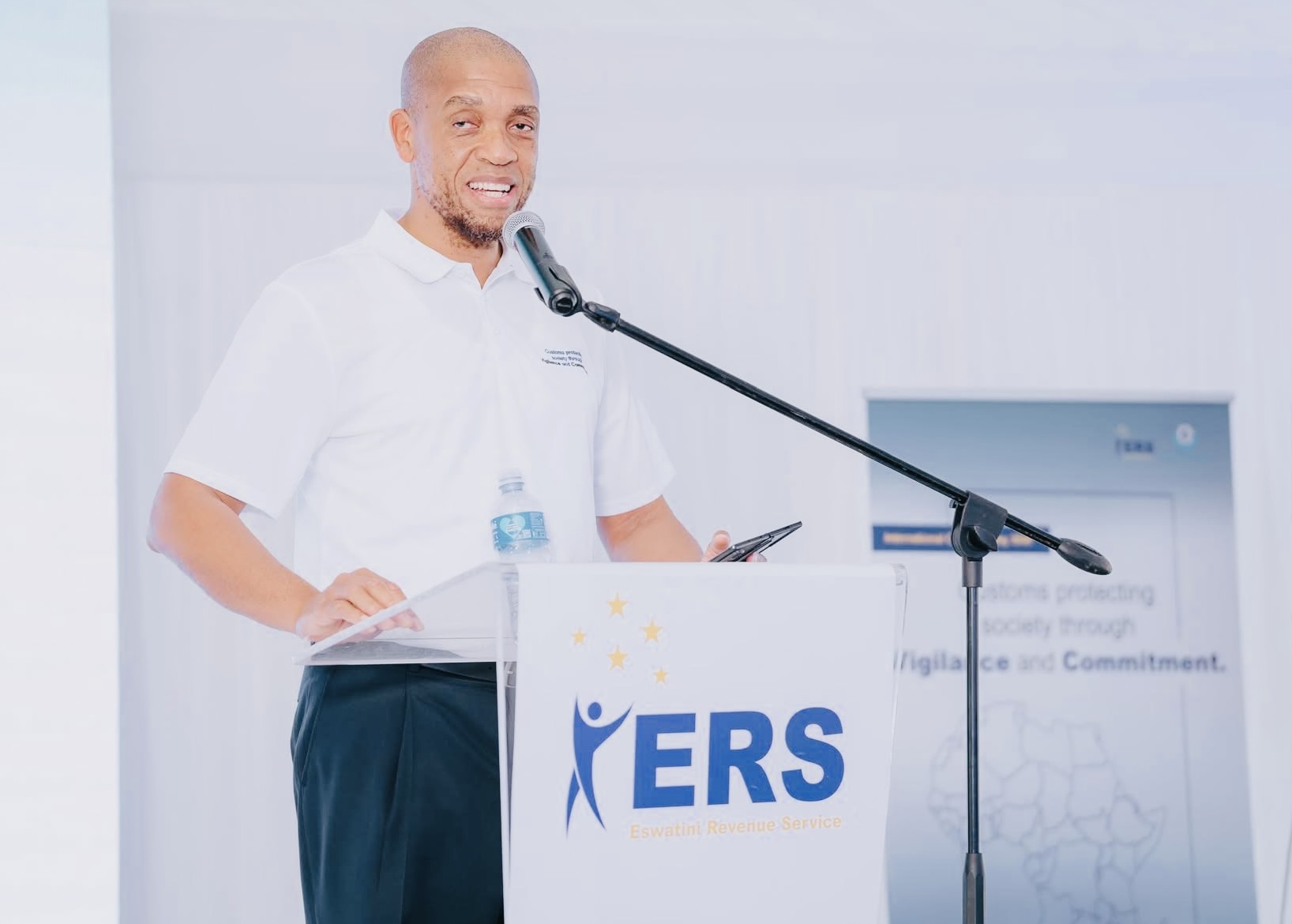 INTERNATIONAL CUSTOMS DAY: Commissioner General Brightwell Nkambule emphasizes importance of facilitating legitimate trade.