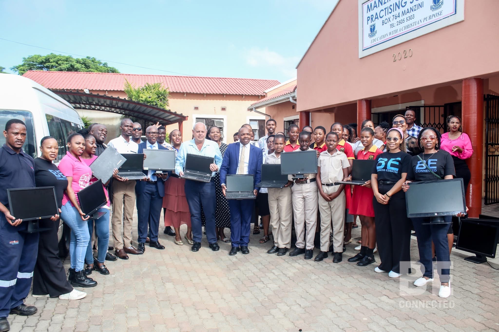 Southern Star Logistics Managing Director Nic De Waal says R50,000.00 computers donated to Nazarene Practicing School will help kids understand technology at a young age.