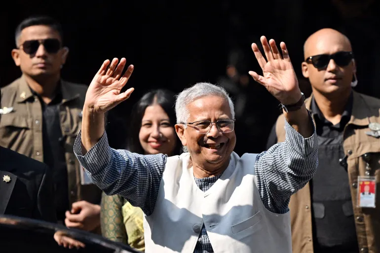 Bangladesh’s interim leader Yunus steps down as new democratically elected Government takes over.