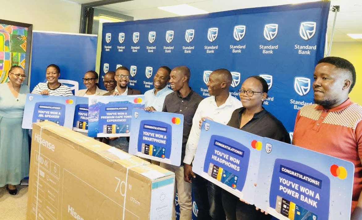 Standard Bank Eswatini concludes campaign by rewarding customers with TVs, smartphones and Cape Town trip.