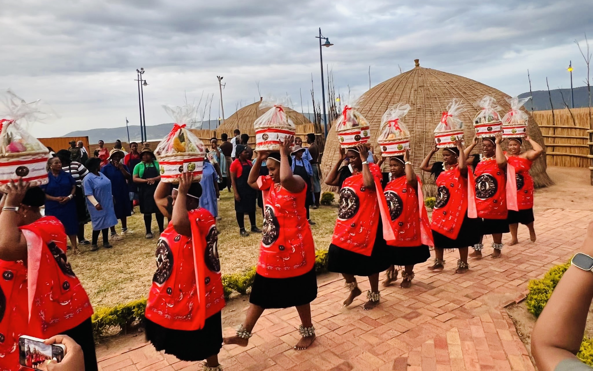 Thousands of women delivered gifts to King Mswati and Queen Mother Ntombi Tfwala as part of Buganu Ceremony.