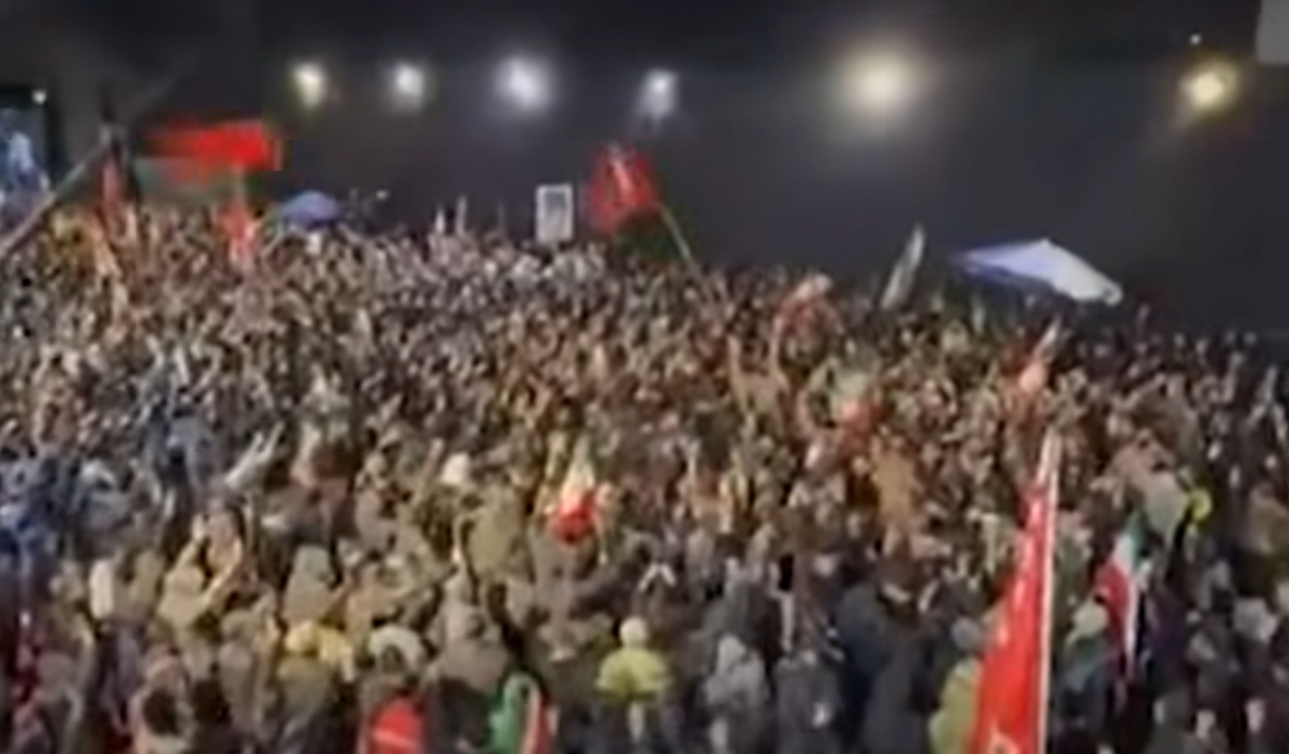 Thousands of Iranians celebrating the appointment of new Supreme Leader, no protests against Government as predicted by United States President Donald Trump and Israel PM when launching air strikes.