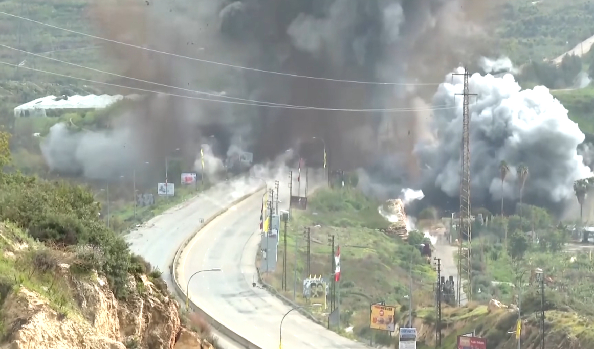 Israel forces attack and destroy bridges in Lebanon as they trade fire with Iran backed Hezbollah fighters, seize control of land in southern Lebanon.