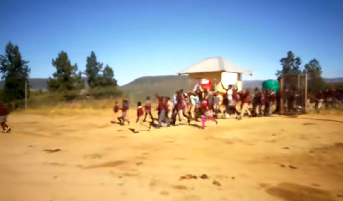 BREAKING NEWS:Ngozi Primary School children engage in a protest against ongoing rituals murders targeting children.