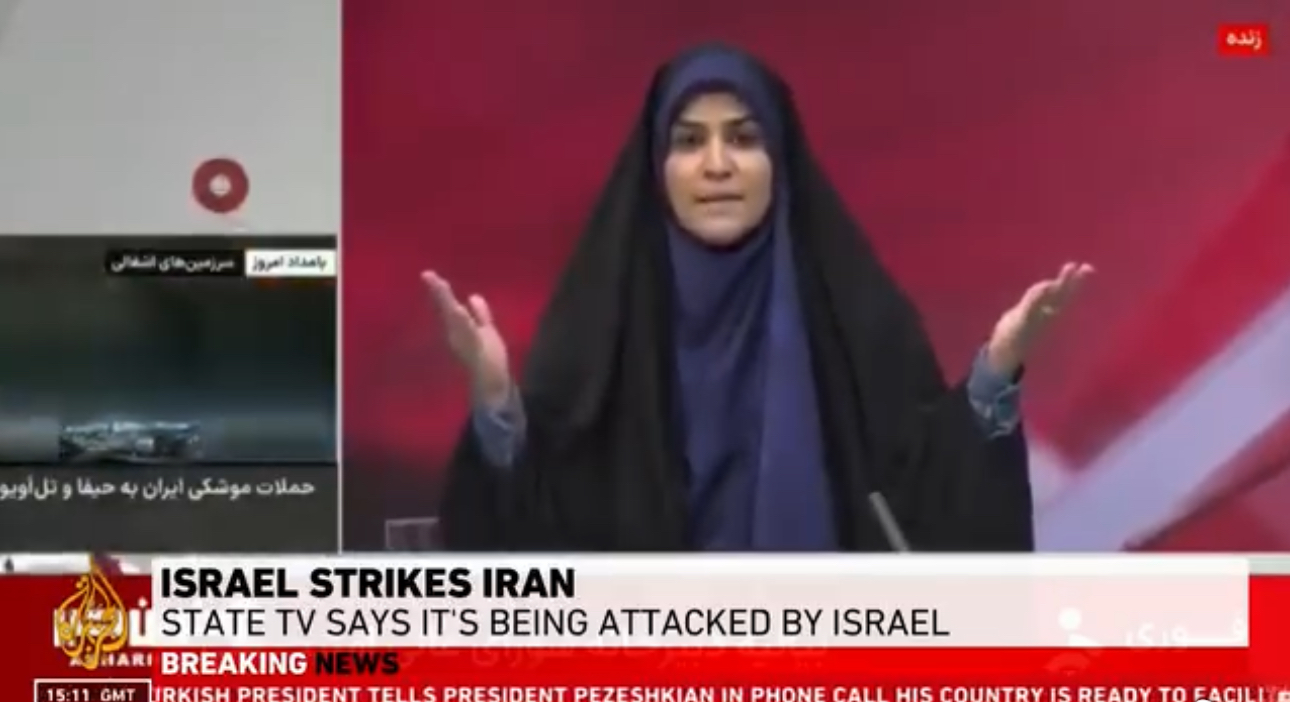 Israel attacks Iranian State owned TV with missiles as tension escalates in the Middle East.