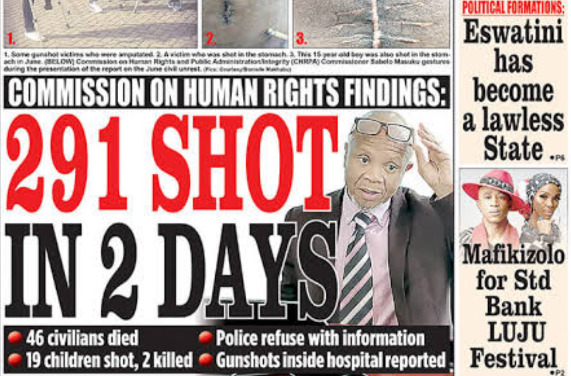 EmaSwati run to Ireland for safety after killing of civilians by King Mswati’s regime amid calls for democracy, Times trying to erase own earlier reports and clean Government as Rights Commission recommendations not implemented.