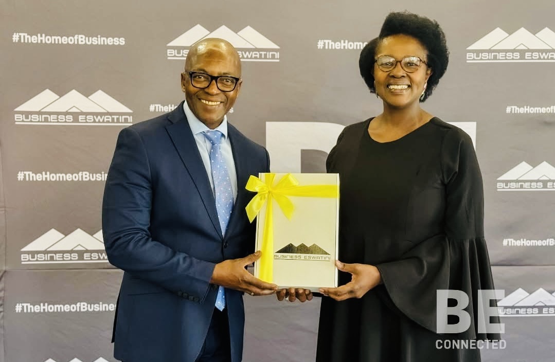 Business Eswatini honors outgoing Higher Education Council Director Dr. Loretta Mkhonta for transformative partnership.