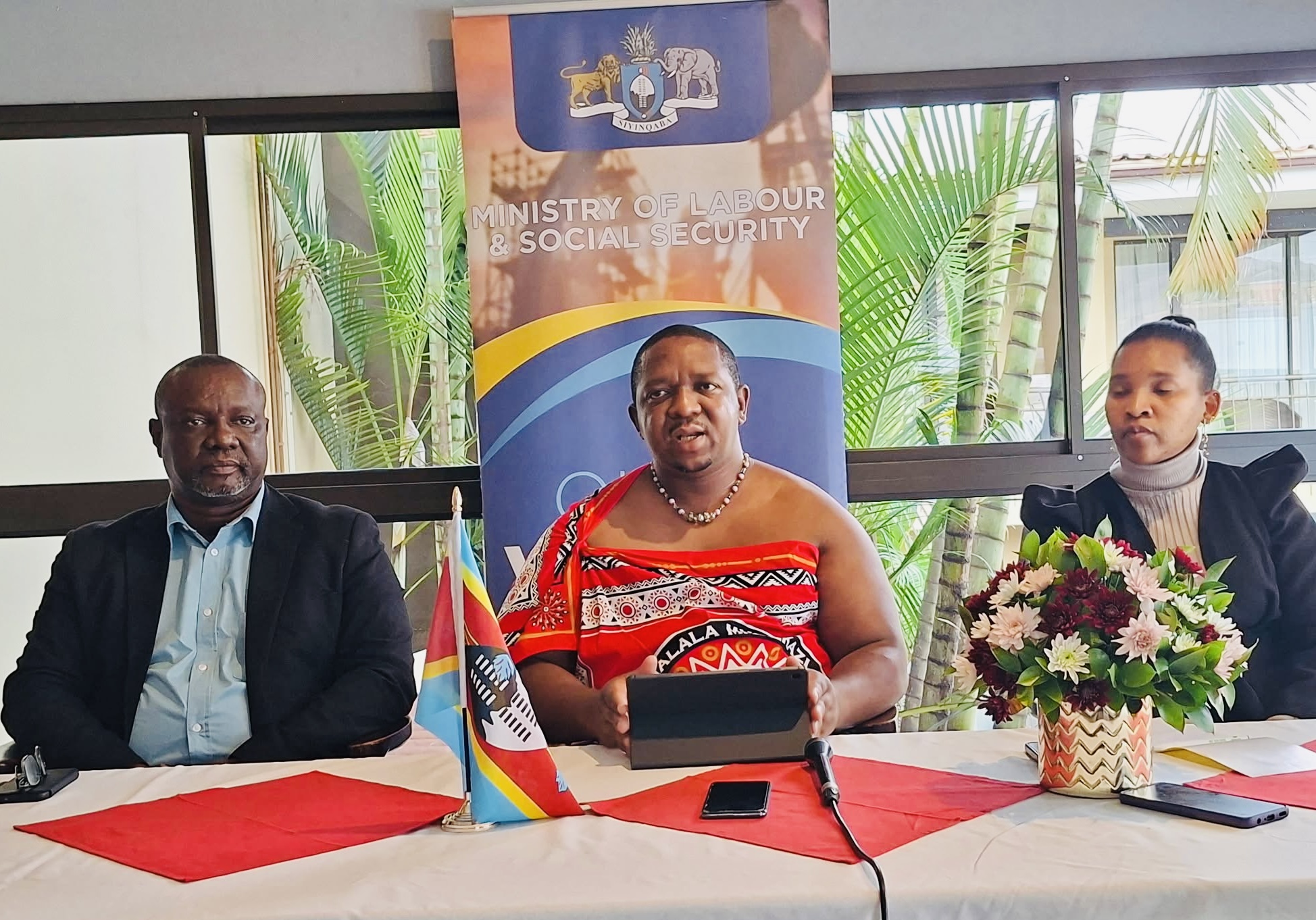 Labour and Social Security Minister Phila Buthelezi announces University students allowance increase, from R1,690.00 to R2000.00.