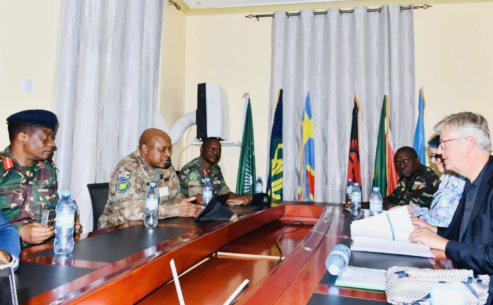 SADC Head of Mission in the Democratic Republic of Congo Commander Major General Monwabisi Dyakopu Monwabisi Dyakopu meets UN Under Secretary General to discuss peace.