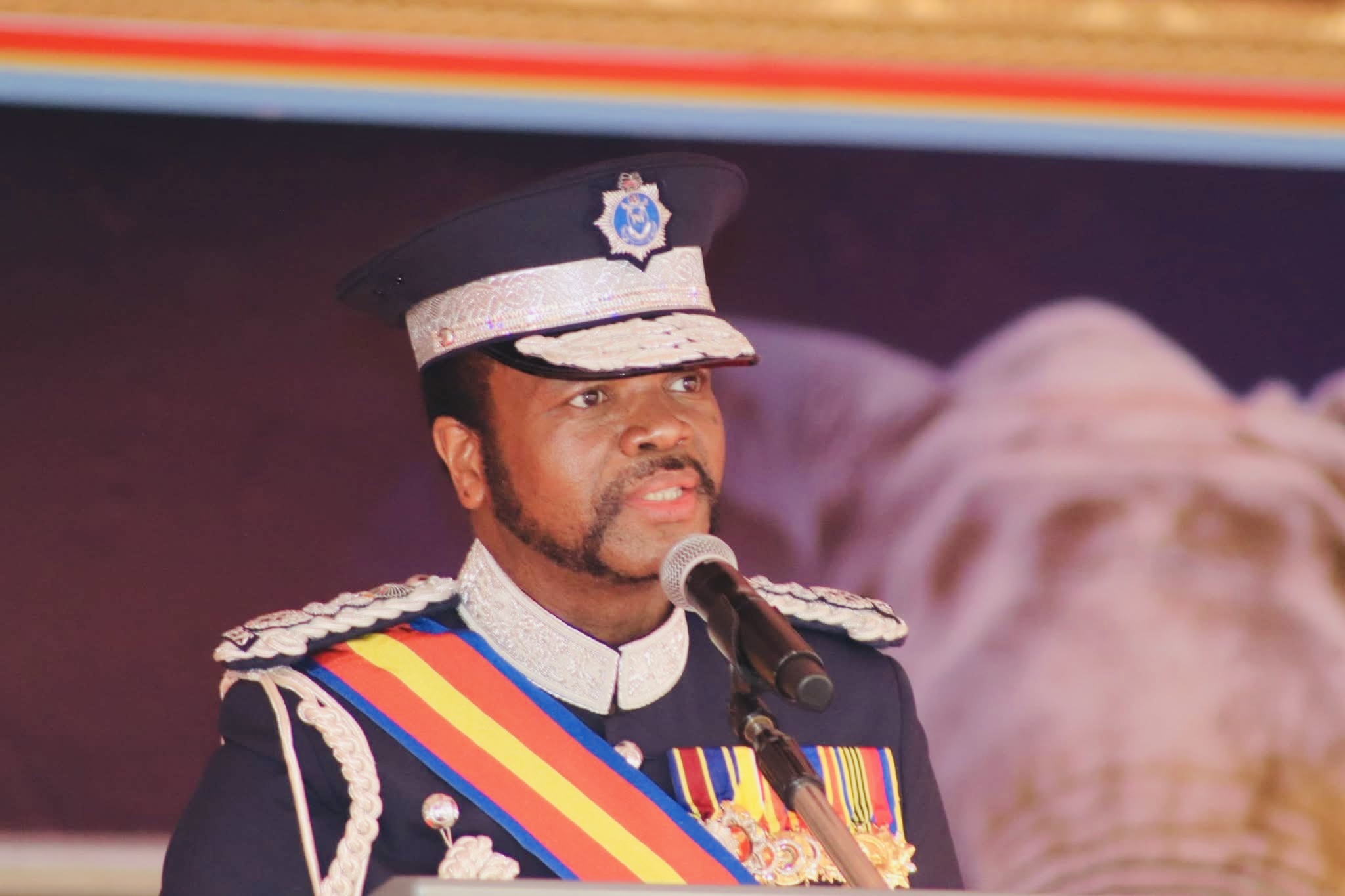 King Mswati applauds police for using technology to fight escalating cybercrime crime.