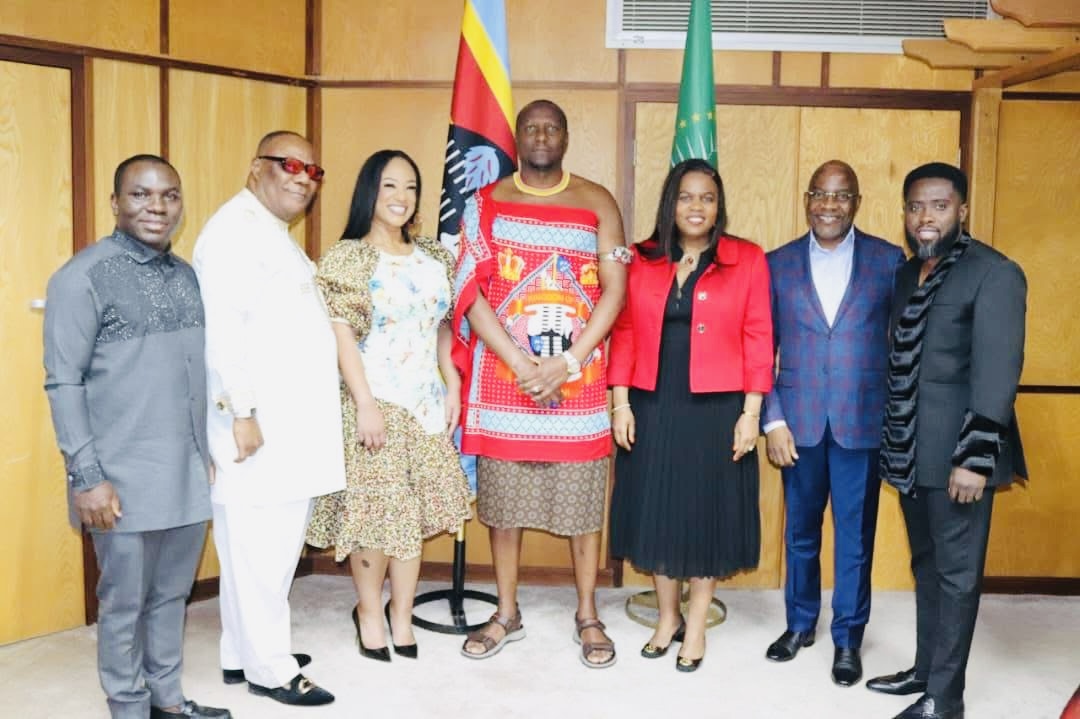Ghana Bishop Nicholas Duncan meets Prime Minister Russell Mmiso Dlamini, to attend Jesus Calls Worship Centre Women at the Well(WAE) Conference.