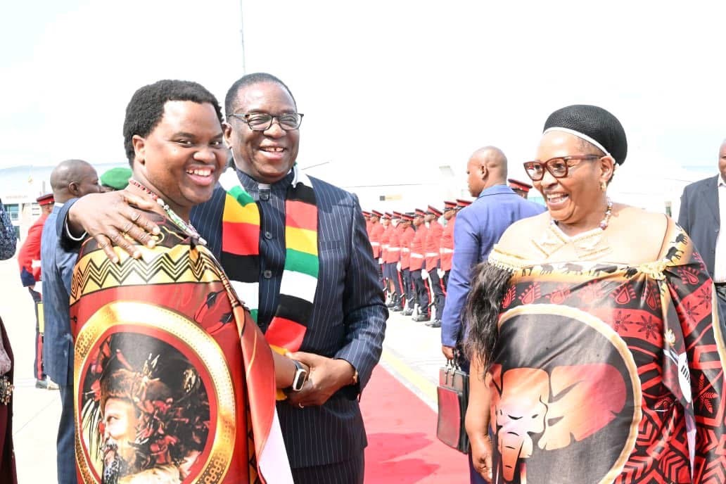 Zimbabwean President Emmerson Mnangagwa leaves eSwatini after State visit.