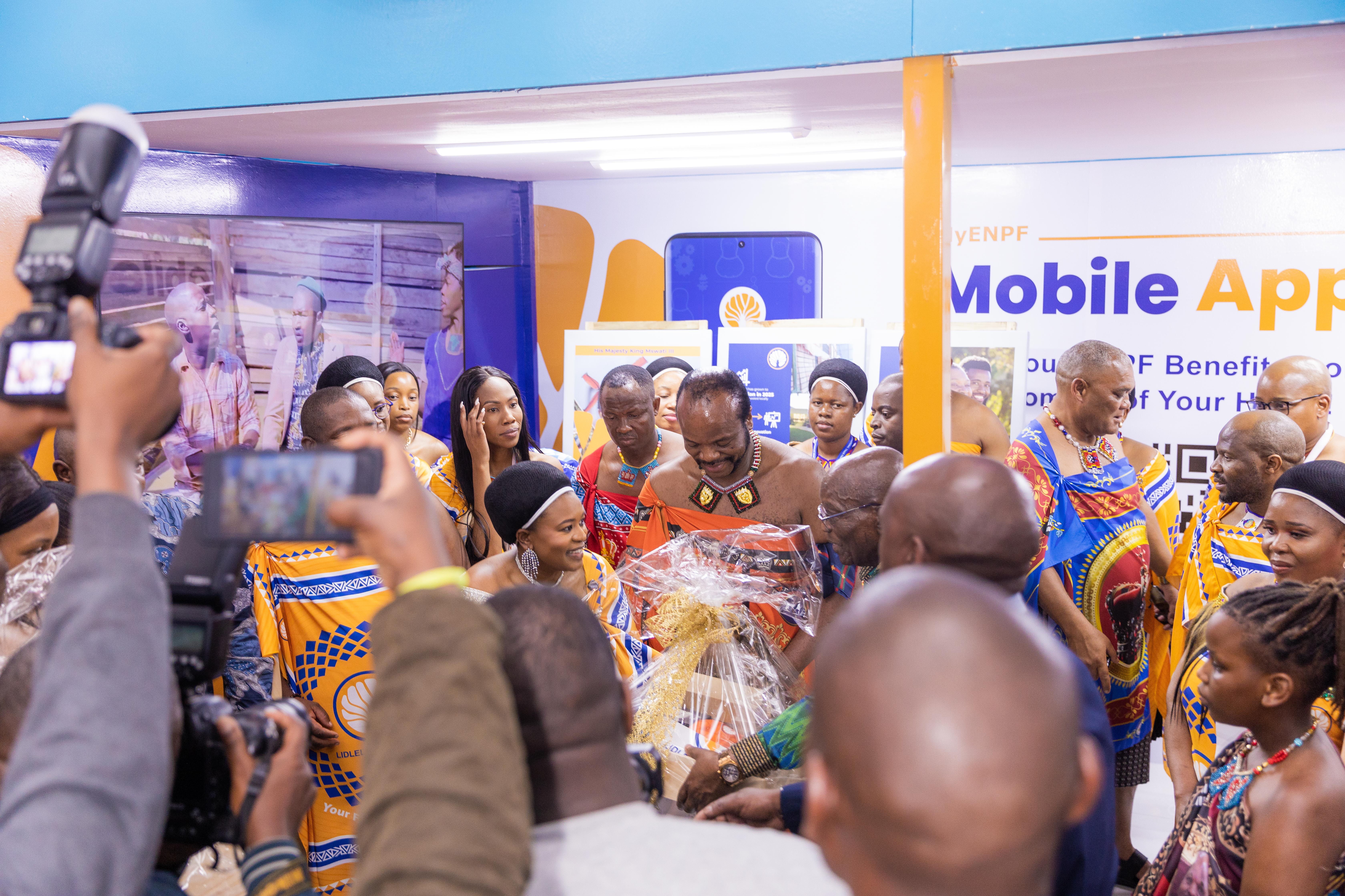 King Mswati says Provident Fund will achieve R100billion target after converting into a National Pension Fund.