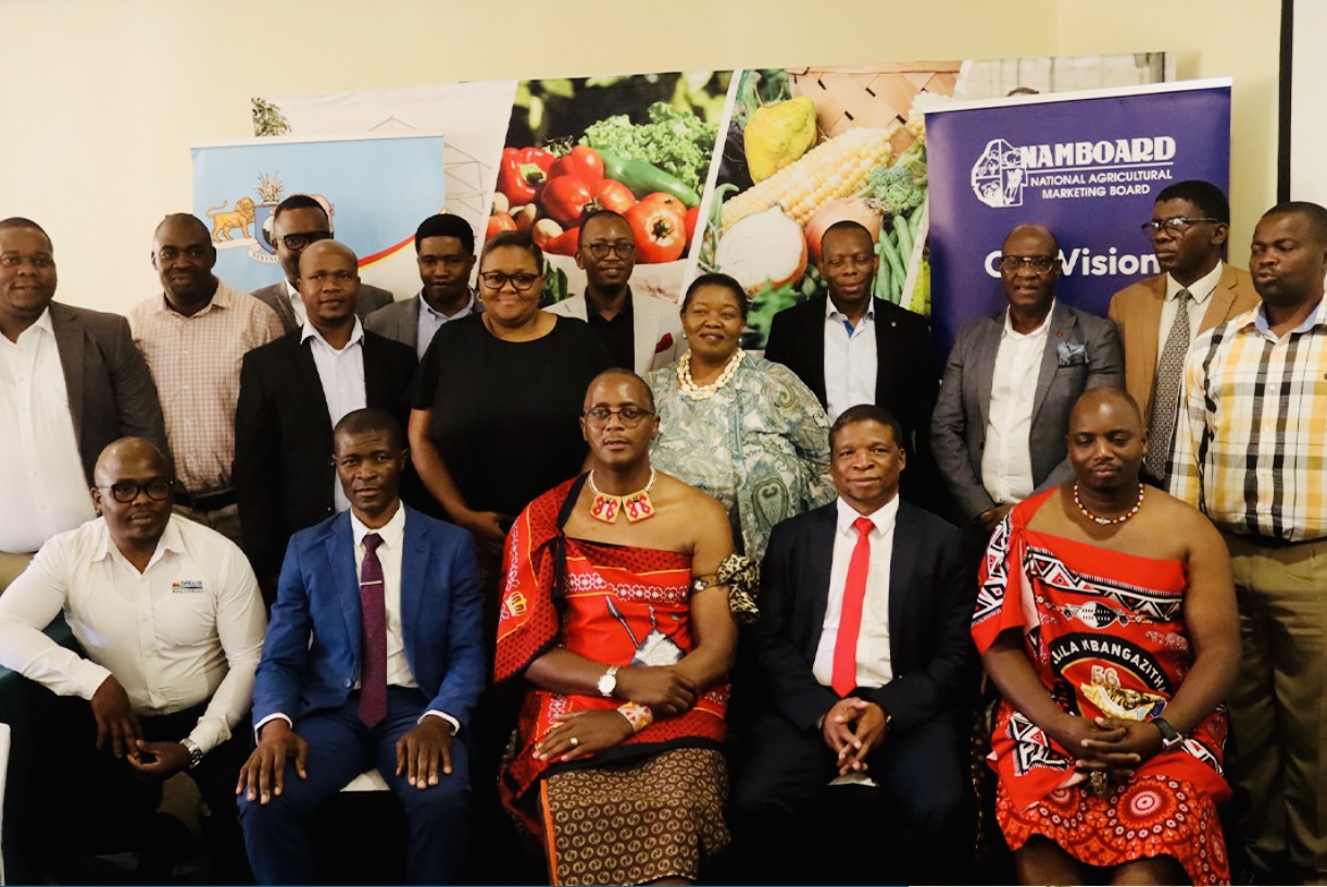 EWADE Chief Executive Officer(CEO) Samson Sithole signs R851million Memorandum of Understanding(MoU) with NAMBoard in support of small farmers, over 100 000 emaSwati to benefit.