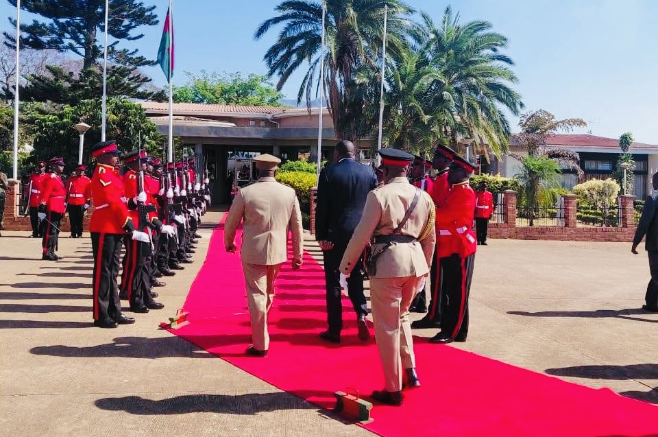 Prime Minister Russell Mmiso Dlamini in Malawi, to represent King Mswati in the inauguration of President-elect Peter Mutharika.