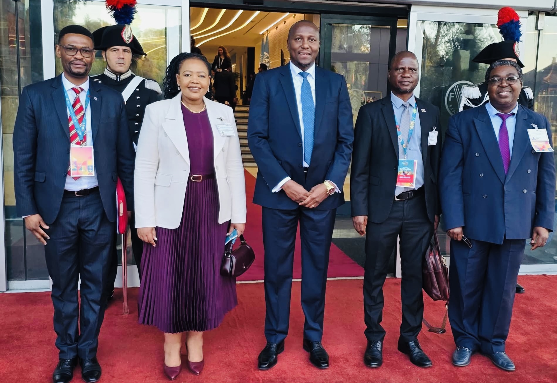 Prime Minister Russell Mmiso Dlamini in Italy for World Food Forum.