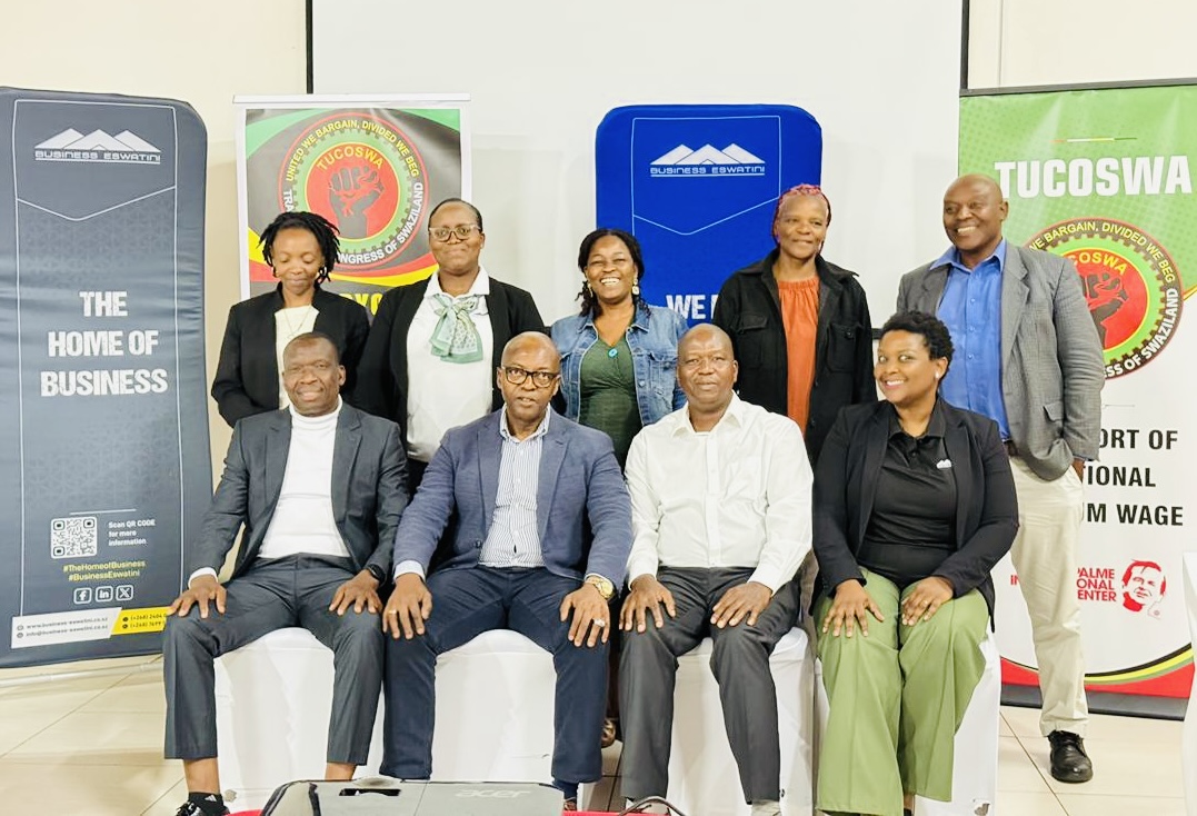 Business Eswatini and TUCOSWA hold Bi-partite Forum to promote social dialogue, strengthening relationship between workers and employers.