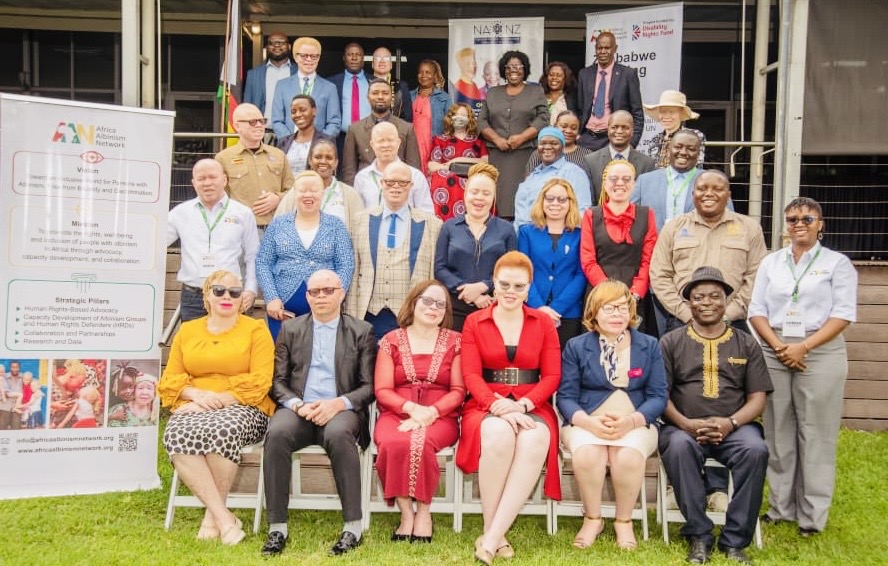 King’s appointee Senator Dr. Stukie Motsa graces Zimbabwe Learning Forum organized by  Africa Albinism Network.