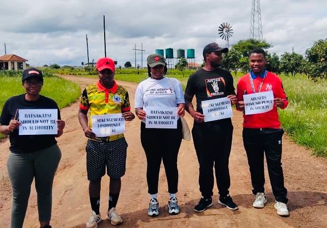 PUDEMO Youth League-SWAYOCO visits Edwaleni Farm Lodge, protests against Director Busisiwe Mabuza’s abuse of workers as per trending video.