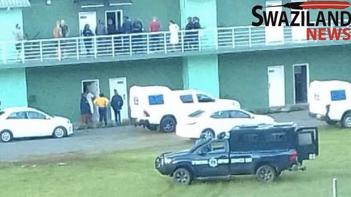 BREAKING NEWS: Emfuleni Lifestyle-Ezulwini raided by battalion of armed police officers as crackdown on Chinese and other illegal foreigners engaging in gambling intensifies, businessman Sifiso ‘Daladi’ Dlamini disappears but later emerges from nearby bush.