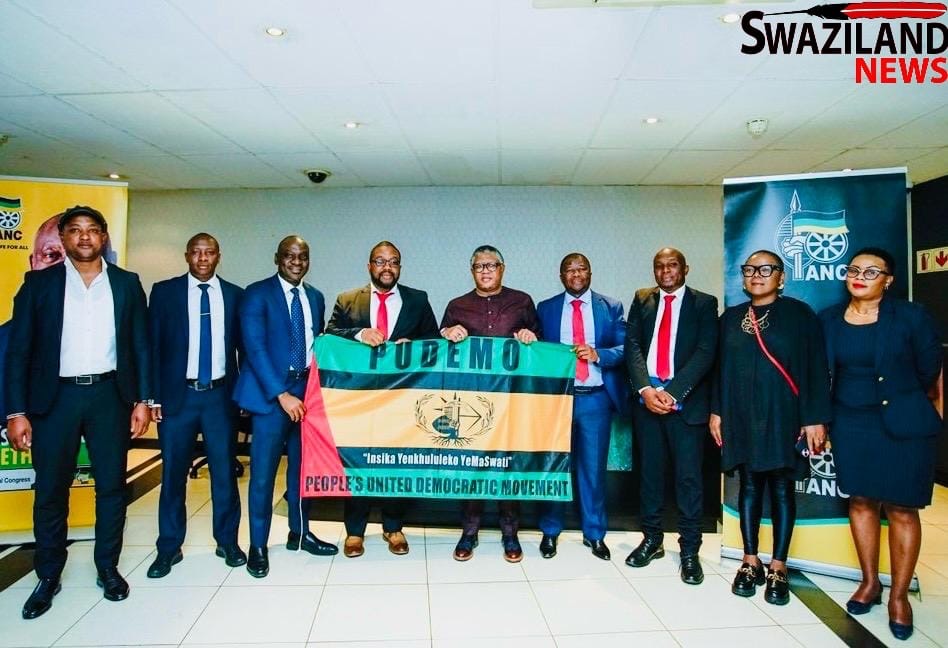 POISONING OF ESWATINI MAIN OPPOSITION LEADER:PUDEMO Executive Committee meets African National Congress(ANC) leaders led by Secretary General Fikile Mbalula.