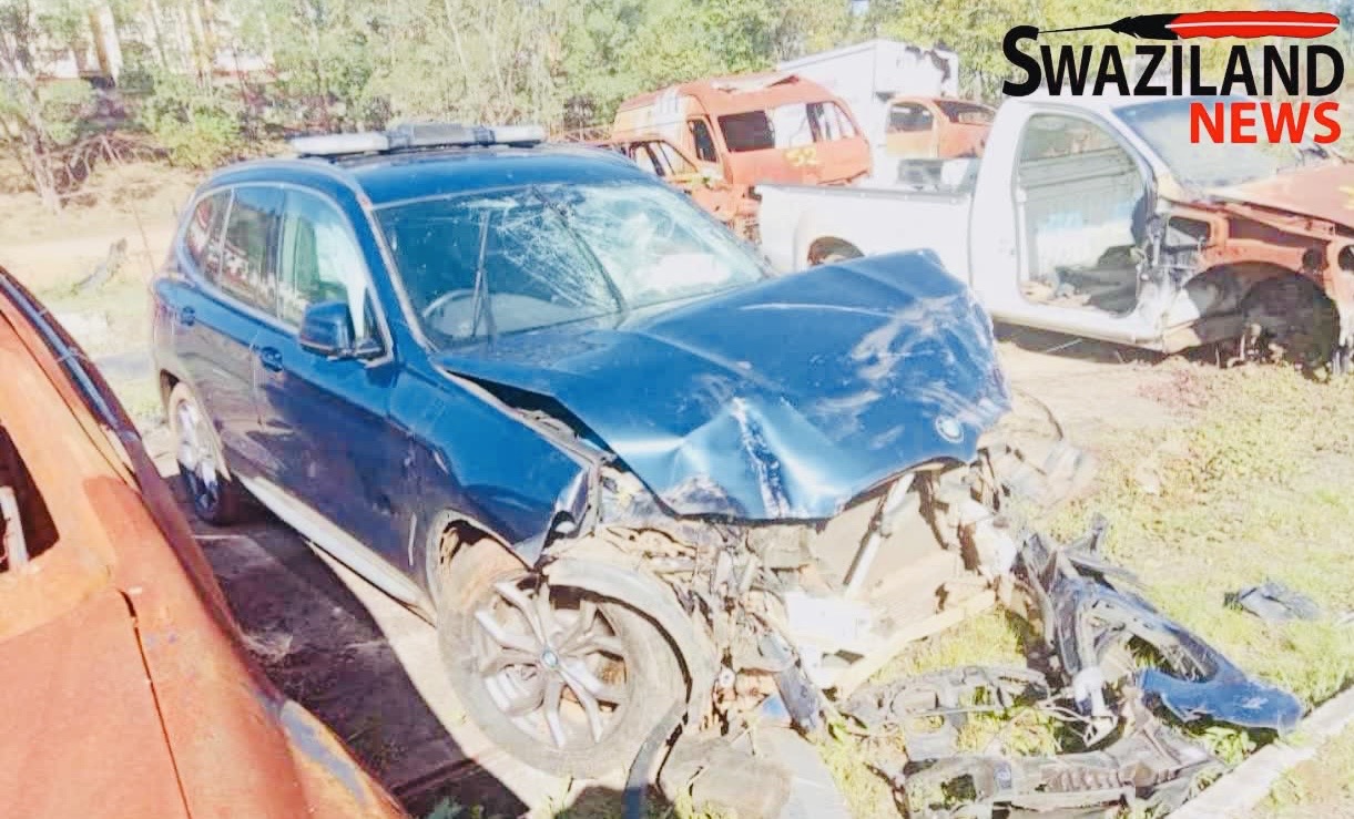 National Commissioner confirms his son Sandile Masango who was driving under the influence of alcohol damaged royal escort in an accident, says matter handled by Mbabane Police.