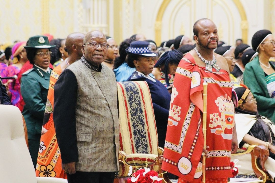 Former South African President Jacob Zuma says eSwatini very lucky to be ruled by his uMkhwenyana King Mswati.