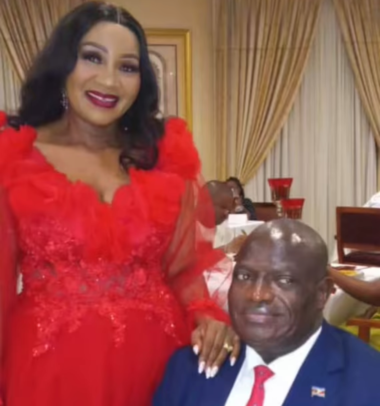 Senate President Lindiwe Gwebu-Dlamini says “love is beautiful” as she celebrates Valentine’s Day with her husband Brigadier General Sisula Dlamini.