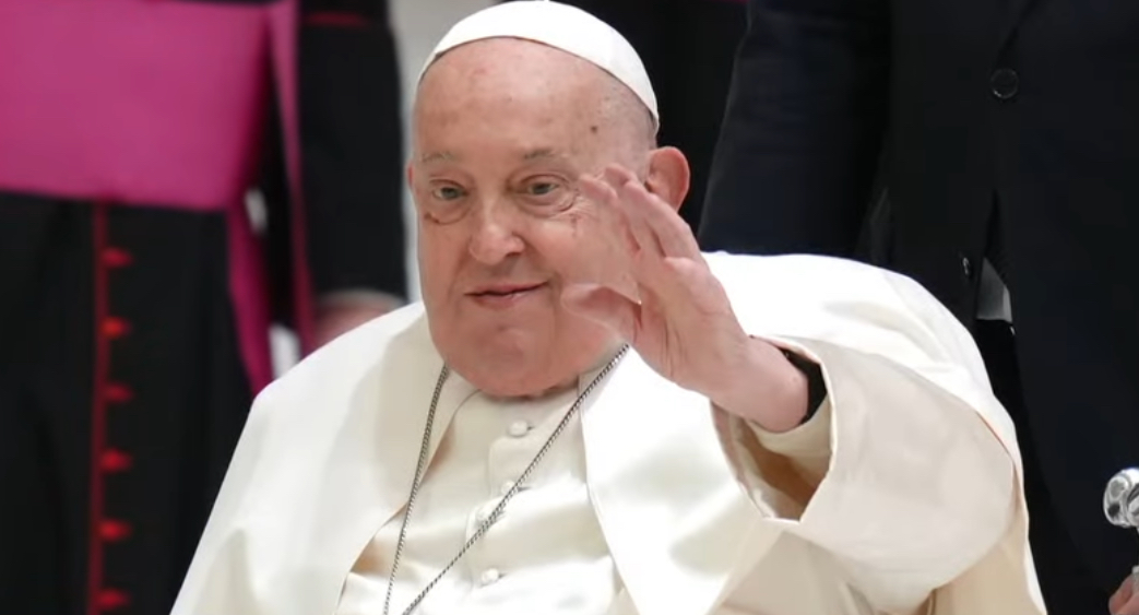 Catholic Church leader Pope Francis’ voice heard in audio message for the first time since entering hospital.