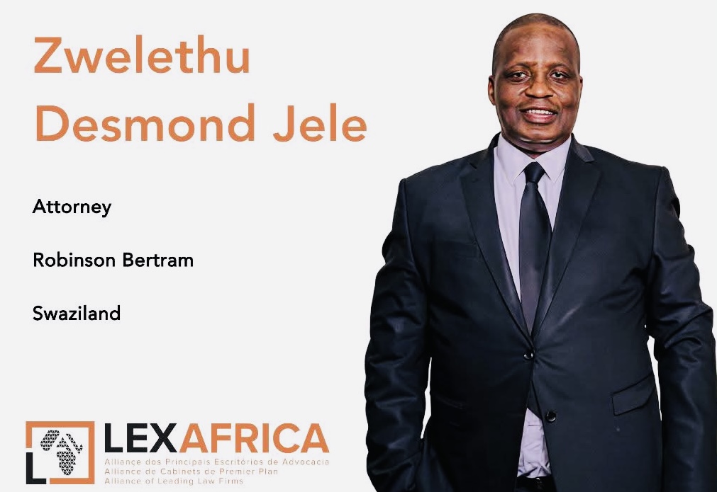 Robinson Bertram senior partner Zweli Jele featured and profiled as a trusted lawyer by LEX Africa Alliance for Leading Law Firms.