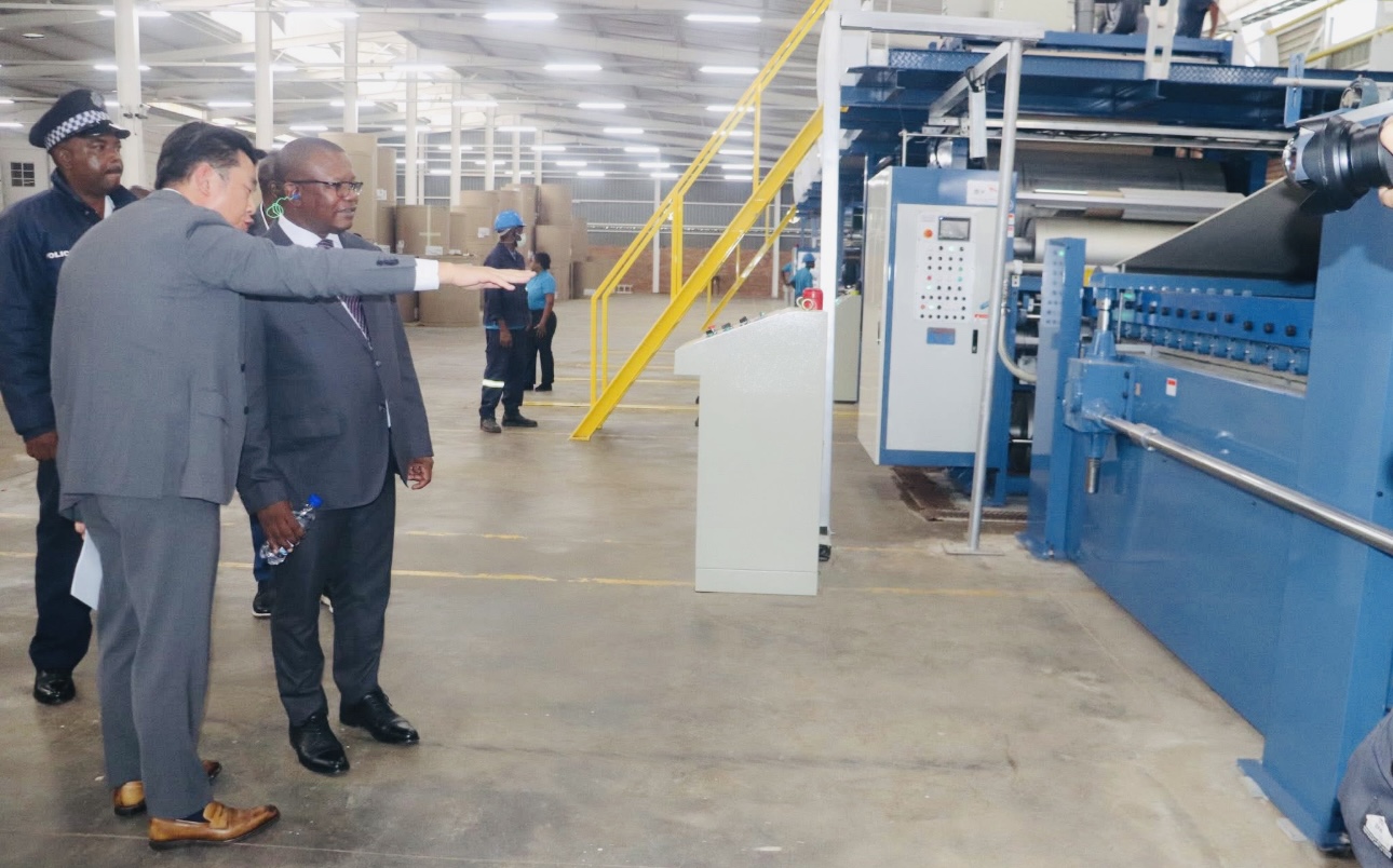 New Paper Tech Eswatini creates job, Commerce Minister Mancoba Khumalo impressed.