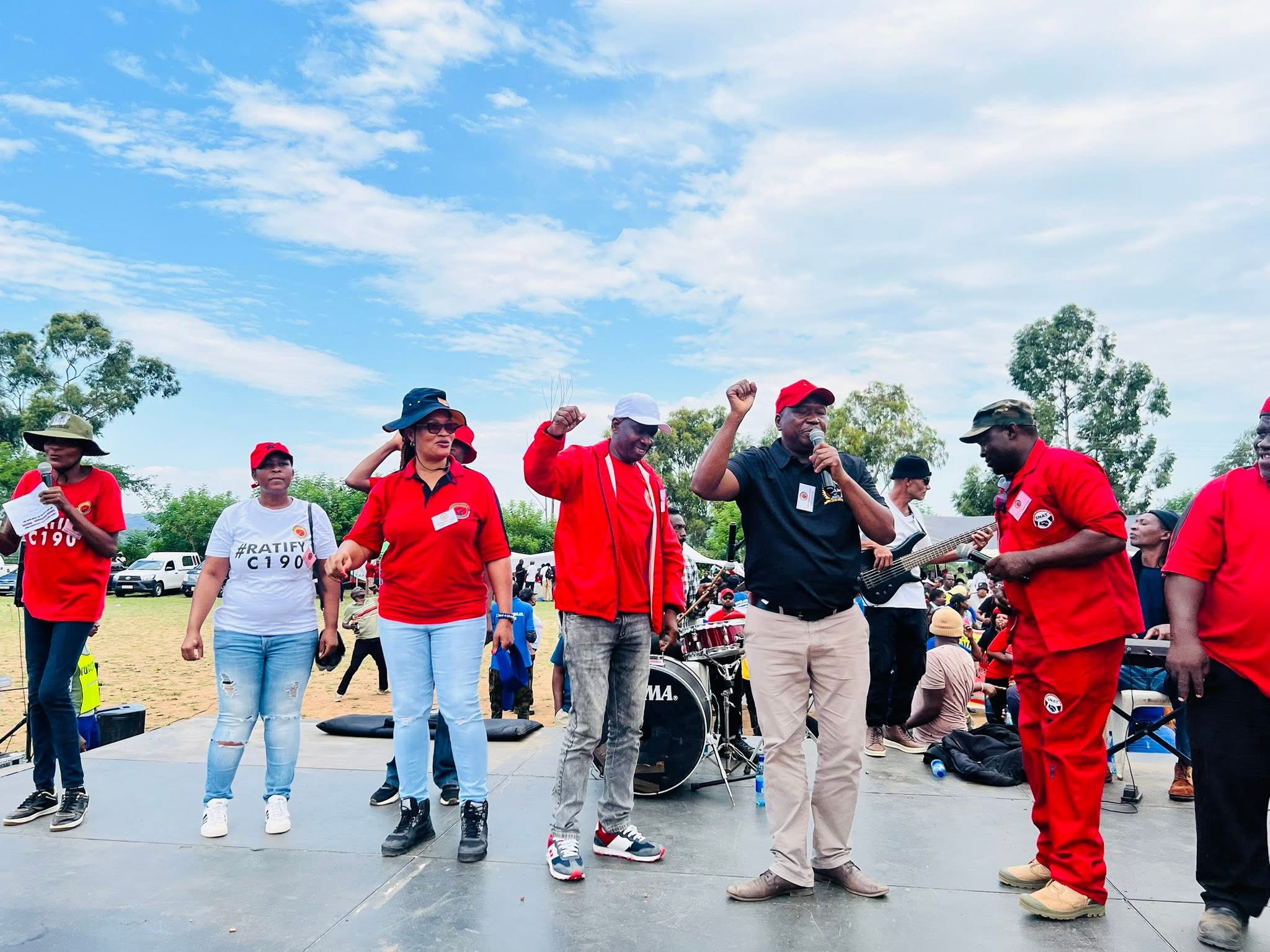 TUCOSWA President Bheki Mamba says workers rights violated amid shortage of drugs in public hospitals.