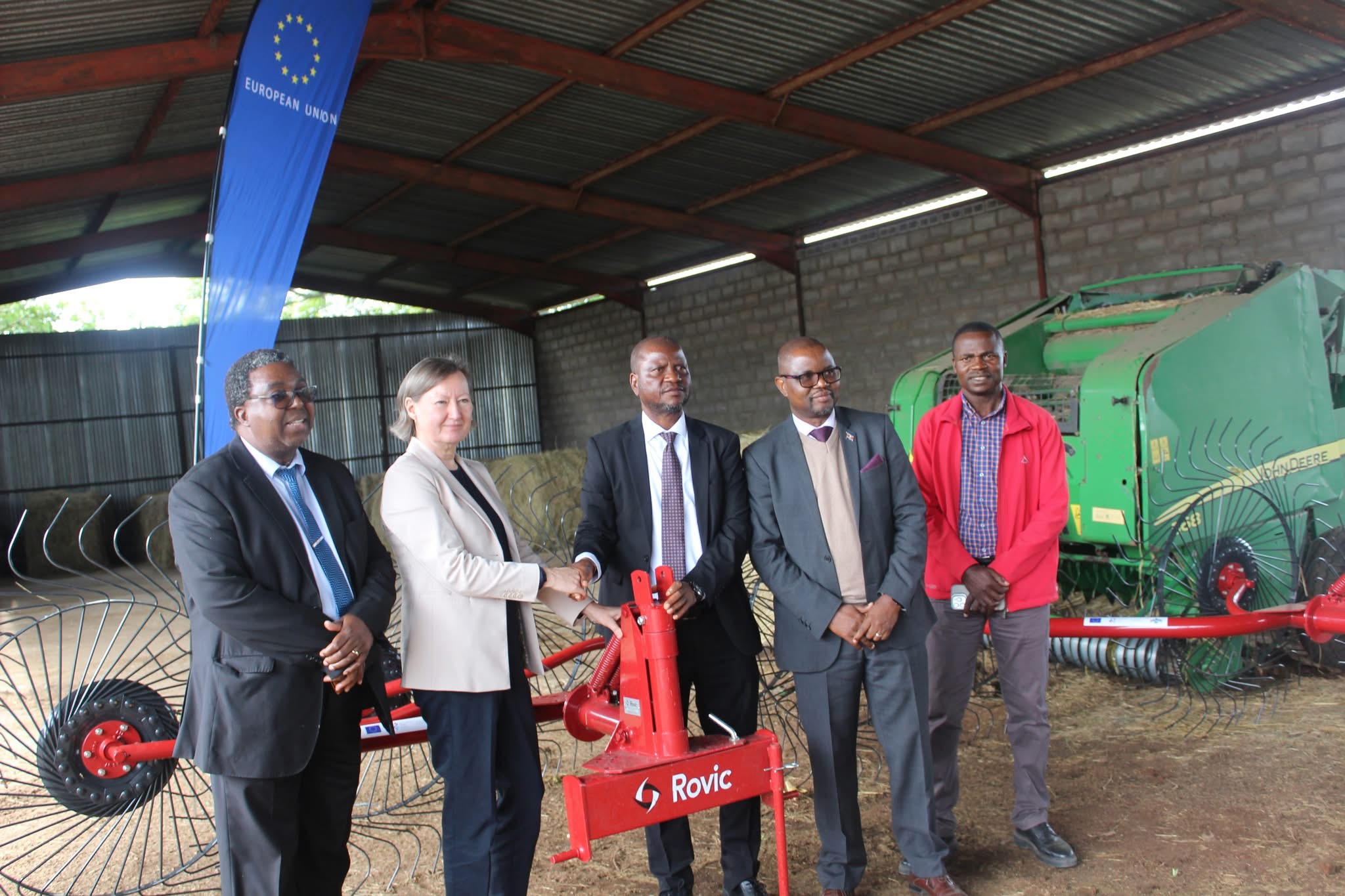 European Union(EU) Eswatini donates R3.1million agricultural equipment in support of Eswatini Livestock Value Chain Development Project.