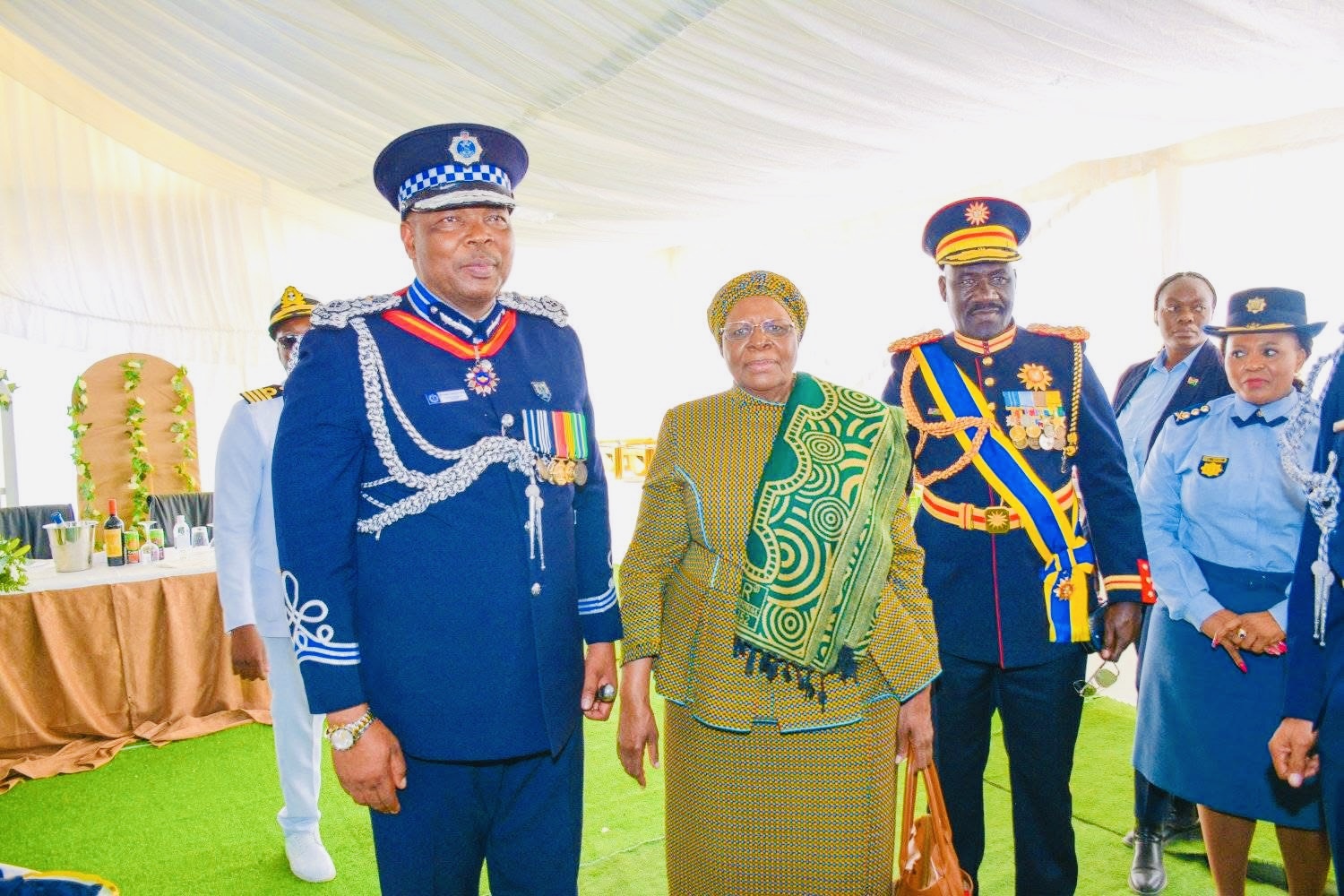 National Commissioner of Police meets, receives special greetings from President Dr Netumbo Nandi-Ndaitwah during Namibian police passout.
